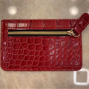 B-low the Belt Crocodile Card Holder